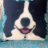 Border Collie Pillow covers - Dog Breed cover - Family room pillow covers - boys room decor - Julie Butler Creations