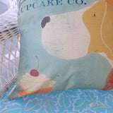 Beagle pillow cover - Regal Beagle Cupcake Co. - dog breed pillow covers - boys room decor - Julie Butler Creations