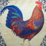 pillow covers -  Rooster pillow covers - French Country Decor - French Rooster pillows - Julie Butler Creations