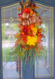 Fall door decorations, Fall wreath