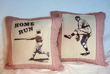 Vintage Baseball pillow cover - Pillow Cover - Vintage Baseball player - sports pillow - Julie Butler Creations