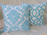 Premier Prints Pillow Cover - Pillow Cover - Coastal Blue and white - accent pillow cover - Julie Butler Creations