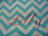 Dog Bed Cover - Personalized Pet Bed Cover - Chevron Dog Bed - large dog bed - Julie Butler Creations