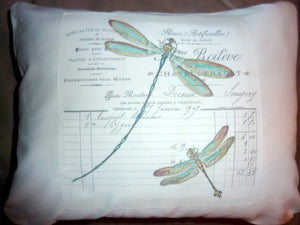 Decorative Pillow Cover - Paris Pillow Cover - fireflies - French Country Decor- Pillows - Julie Butler Creations