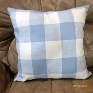 Buffalo plaid Pillow cover - Cashmere Blue Anderson Check pillow cover - Premier Prints pillow cover - Julie Butler Creations