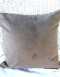 Chocolate Brown Velvet pillow cover - Pillow Covers - velvet pillow - Velvet upholstery Fabric - Julie Butler Creations