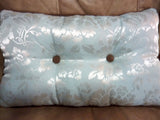 Damask Pillows - accent pillows - Light blue and brown Pillows - Pillow sets - set of 3 - Julie Butler Creations