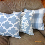Cashmere Blue pillow cover - Premier Prints pillow cover - pillow cover- Accent pillow - Julie Butler Creations