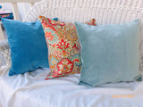 Velvet pillow cover - velvet pillow - Robert Allen Baneberry Lane Velvet upholstery Fabric - Julie Butler Creations