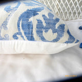 Ikat Tapestry Pillow Covers - Blue and white - Richloom fabric - Tapestry Pillows -Ikat pillows - Julie Butler Creations
