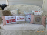 Little Slugger Baseball Pillow - sports pillow - Boys room decor - baby boys nursery pillow - Julie Butler Creations