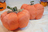 Decorative Damask Pumpkins - Thanksgiving Table - Orange Damask - Stuffed Pumpkins - centerpiece - Julie Butler Creations