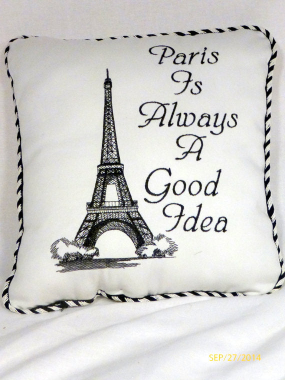 French themed Pillows - Paris pillows - French country decor - Julie Butler Creations