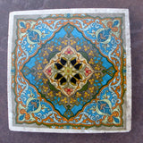 Moroccan Travertine Coasters - Stone Coasters - Decorative tile coasters - set of 4 - coasters - Julie Butler Creations