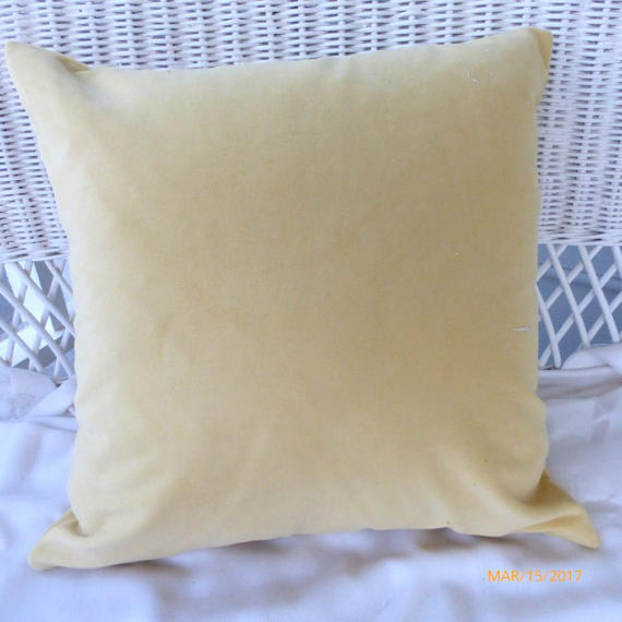 Gold Velvet pillow cover - Pillow Covers - velvet pillow - Velvet upholstery Fabric - Julie Butler Creations