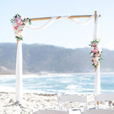 Wedding Arch  - Pink and White Rose swag - Wedding swag - Wedding Arbor Decorations - Julie Butler Creations