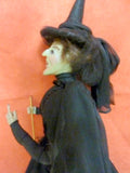 OOAK Polymer Clay Wicked Witch of the West from the Wizard of OZ - hand sculpted doll - Julie Butler Creations